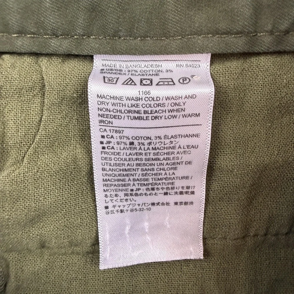 Banana Republic Pants Mens 31x30 Green‎ Slim Tapered Fit Chino Stretch (31x27)